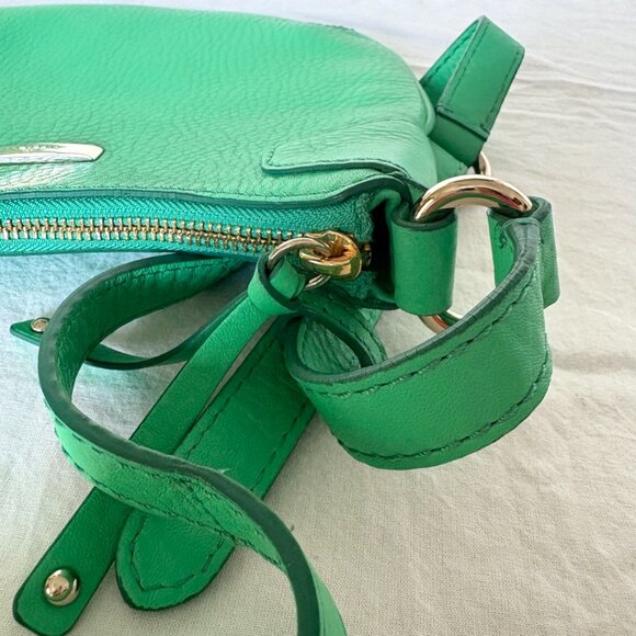 NWOT Cole Haan Green Leathe Shoulder Bag | Cross Body Handbag - Picture 12 of 14
